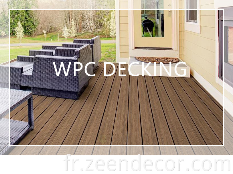 Outdoor Waterproof WPC Decking for Park Floor